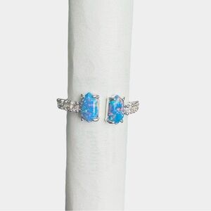 Bomb Party “Delicate In The Details” Ring Fire Opal Rhodium Plating RBP8265 - 6